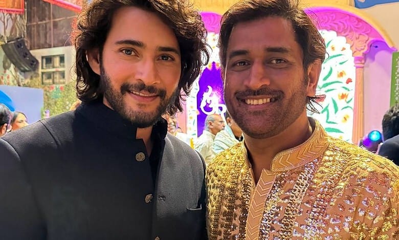 Mahesh Babu drops 'legendary' pic with MS Dhoni from Anant Ambani-Radhika Merchant wedding