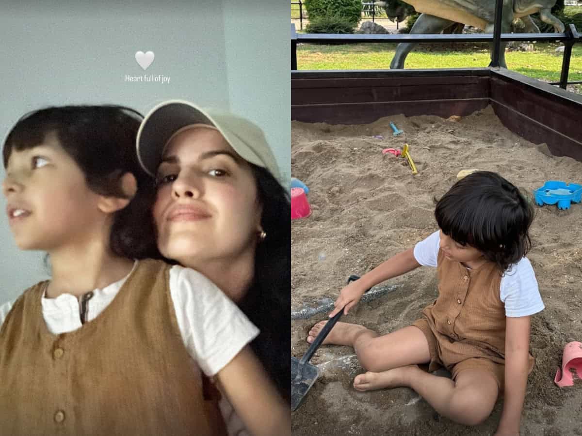 Natasa Stankovic enjoys quality time with son after split