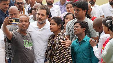 In pics: Rahul Gandhi meets Hathras stampede victims' families