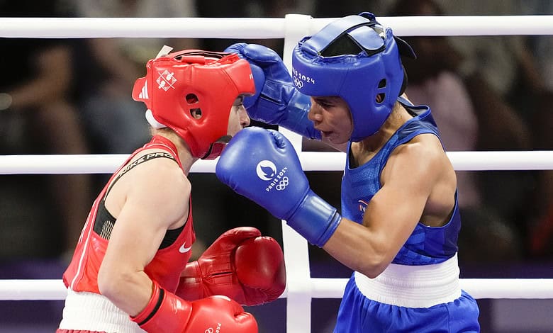 Nikhat Zareen enters pre-quarterfinals with gritty win over Kloetzer
