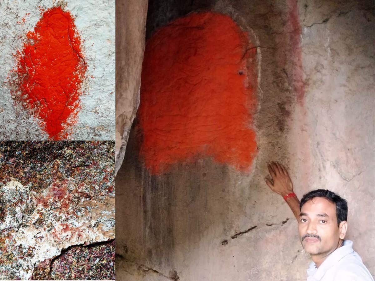 Rare 'Petroglyphs' from the era of Recharla Padmanayakas (14th Century) were found inside the rock shelters of Ananthagiri hillock located in Ramnunthala village of Amangal mandal