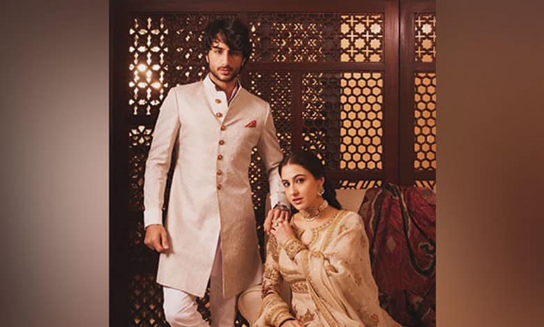 Sara Ali Khan, Ibrahim stun in traditional outfits at Anant-Radhika's 'Shubh Aashirwad' ceremony