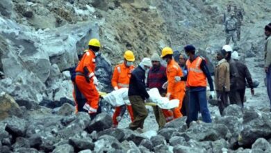 Fitter Venkateswarlu and general Mazdoor Vidyasagar died on the spot, while workers Srinivas Raju and Sammaiah escaped with injuries.