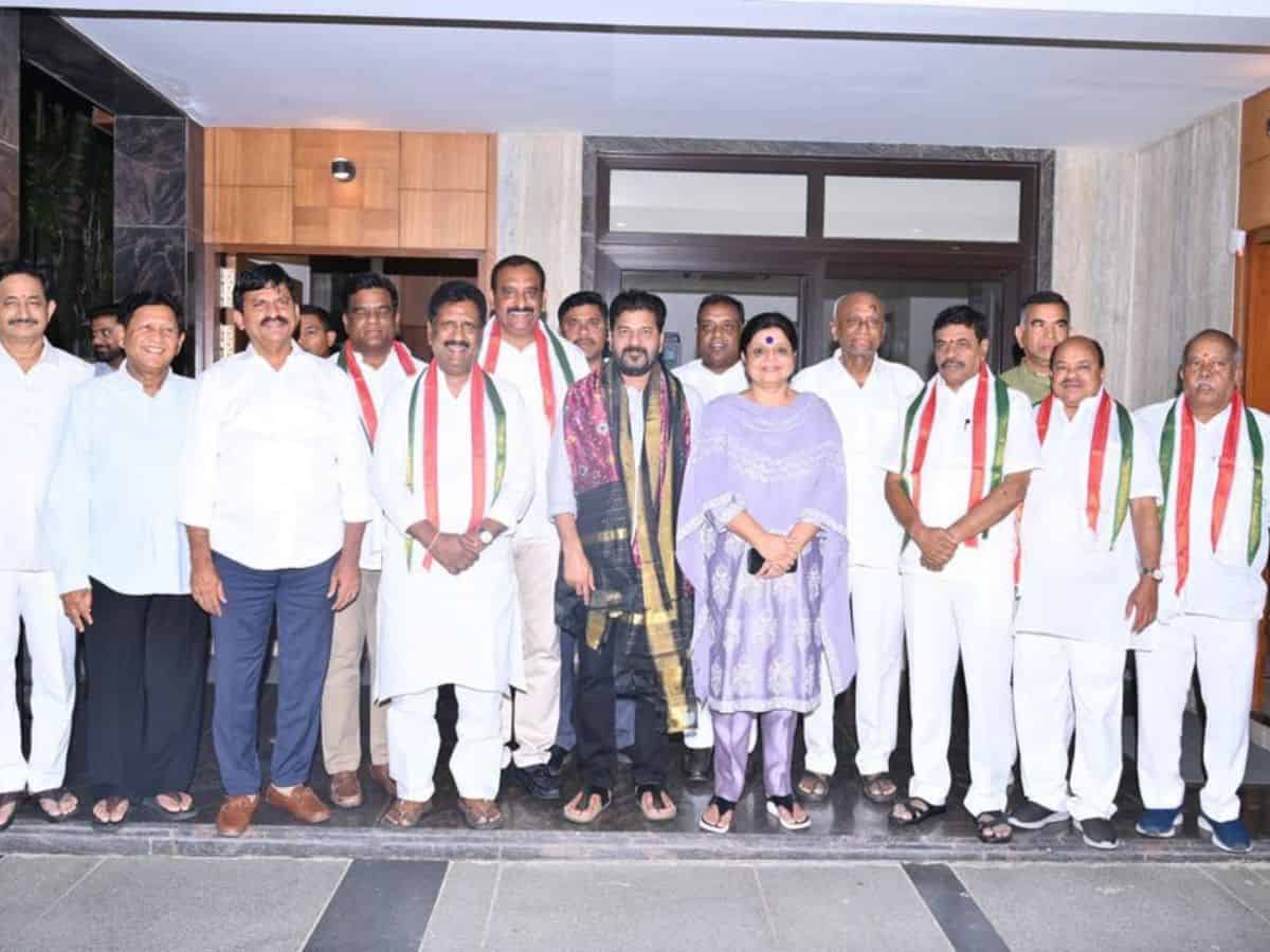 Six BRS MLCs joined Congress