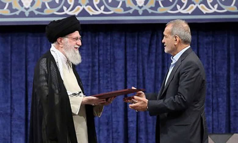 Supreme Leader officially endorses Masoud Pezeshkian as Iran's President
