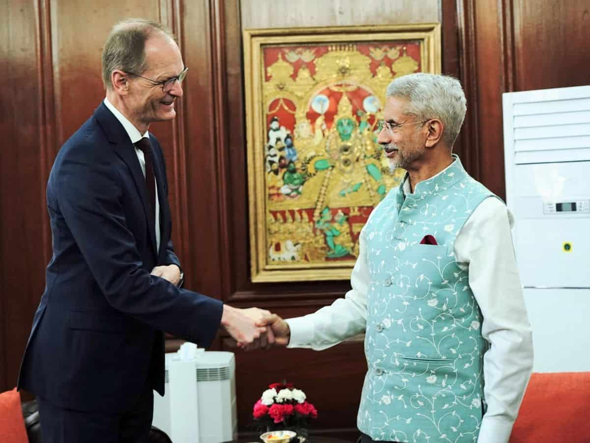 Thomas Bagger and MEA Jaishankar