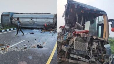 18 killed, 19 hurt as bus collides with tanker in UP's Unnao