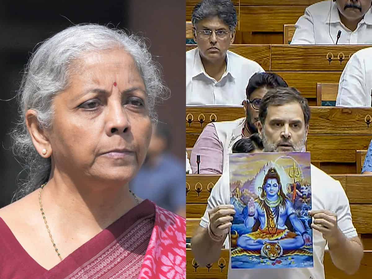 Rahul Gandhi's appeasement politics starts and ends with Hindu hate: Sitharaman