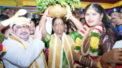 Minister Surekha launches Bonalu festival at Golconda fort