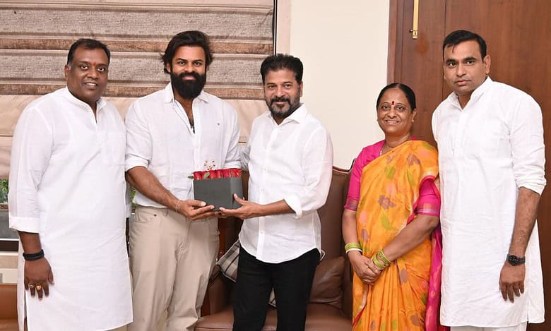 Hyderabad: Actor Sai Dharam meets CM, discusses online child abuse