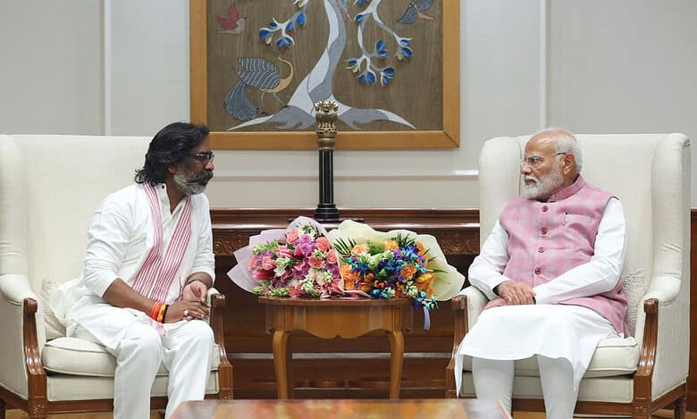 Jharkhand CM Hemant Soren calls on PM Modi