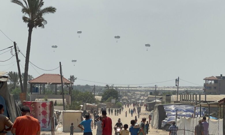 Saudi Arabia continues airdrops of food aid into Gaza with Jordan