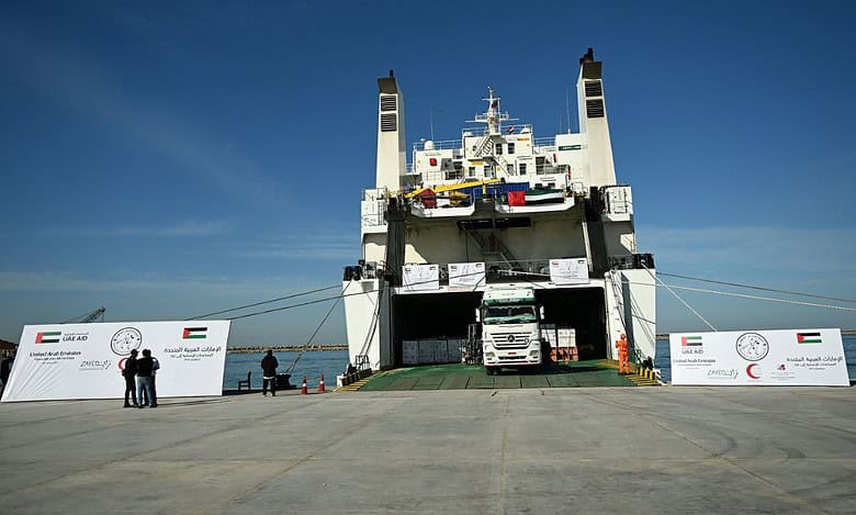 Fourth UAE aid ship for Gaza with 5,340-ton vital supplies reaches Eygpt port
