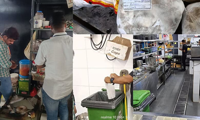Food safety dept raids famous restaurants in Hyderabad