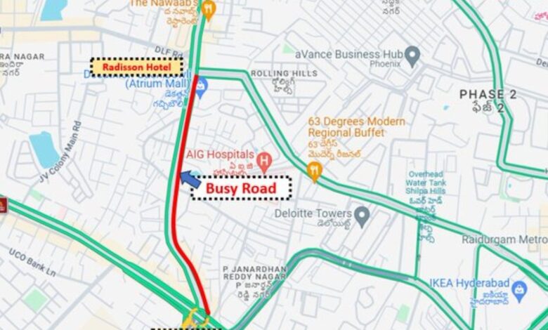 Hyderabad: Traffic diversion near Gachibowli circle for 2 months
