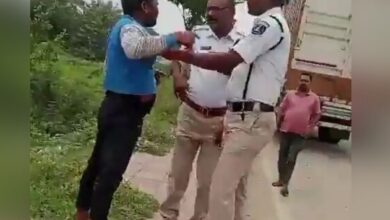 Video of Hyderabad cop abusing, slapping man emerges, KTR raises questions
