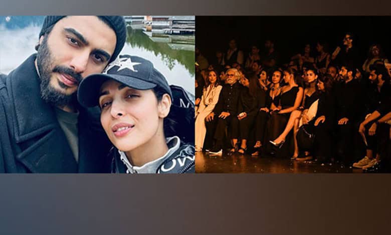 Arjun Kapoor, Malaika Arora sit separately at India Couture Week show