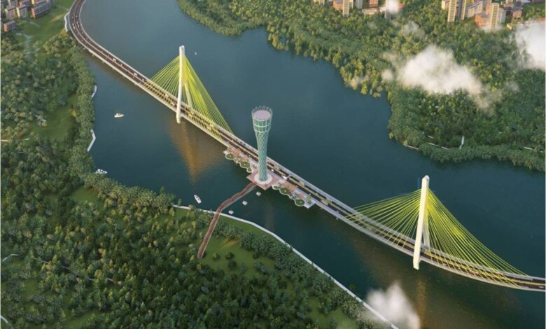 HMDA begins preparing the proposals for the high-level iconic cable stayed bridge to be laid across the historic Mir-Alam Tank in Bahadurpura.