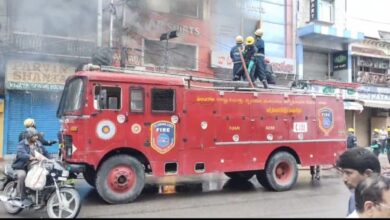 Fire breaks out at apparel store near Madina building in Hyderabad