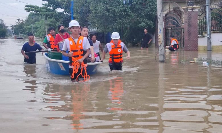 Nearly 2k households evacuated amid potential floods in Myanmar