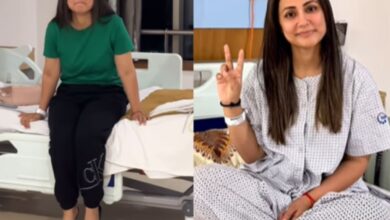 Watch: Hina Khan shares video from her first chemo session