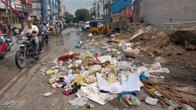 Garbage welcomes patients at Hyderabad govt Cancer hospital
