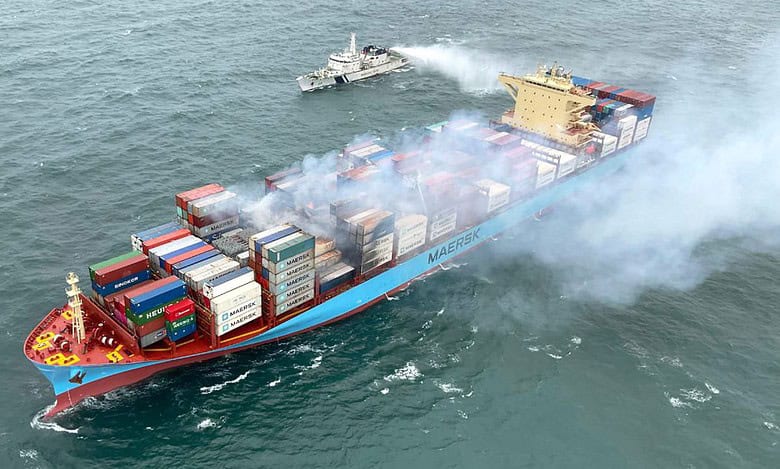 merchant vessel off Goa coast,