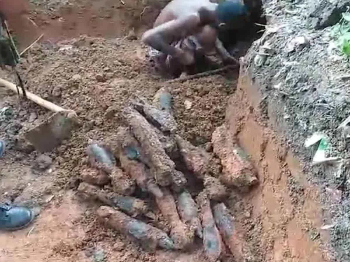 mortars shells