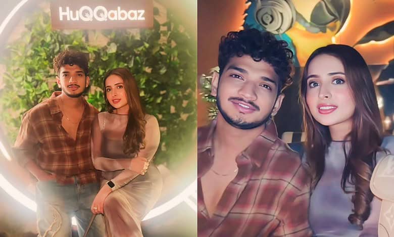 Munawar Faruqui Kisses Mehzabeen in viral anniversary video