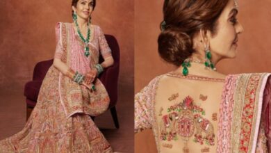 Nita Ambani's ethereal Zardozi ghagra blouse features names of her children, grandchildren