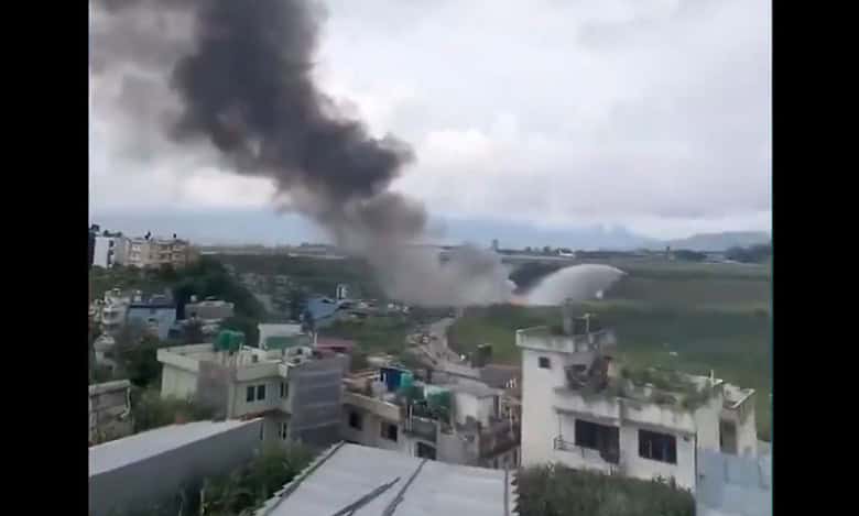 Aircraft crashes during takeoff at Kathmandu airport