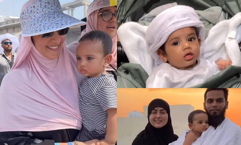 Sana Khan's son's Haj video: Don't miss his bond with Sania Mirza