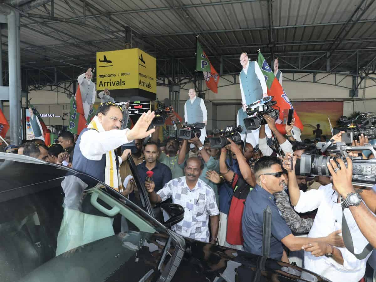 JP Nadda slams Congress, CPI; calls them 'ideologically bankrupt'