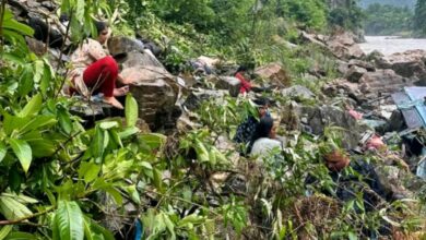 An Indian passenger bus with 40 people onboard has plunged into the Marsyangdi river in Tanahun district, confirms Nepal Police.