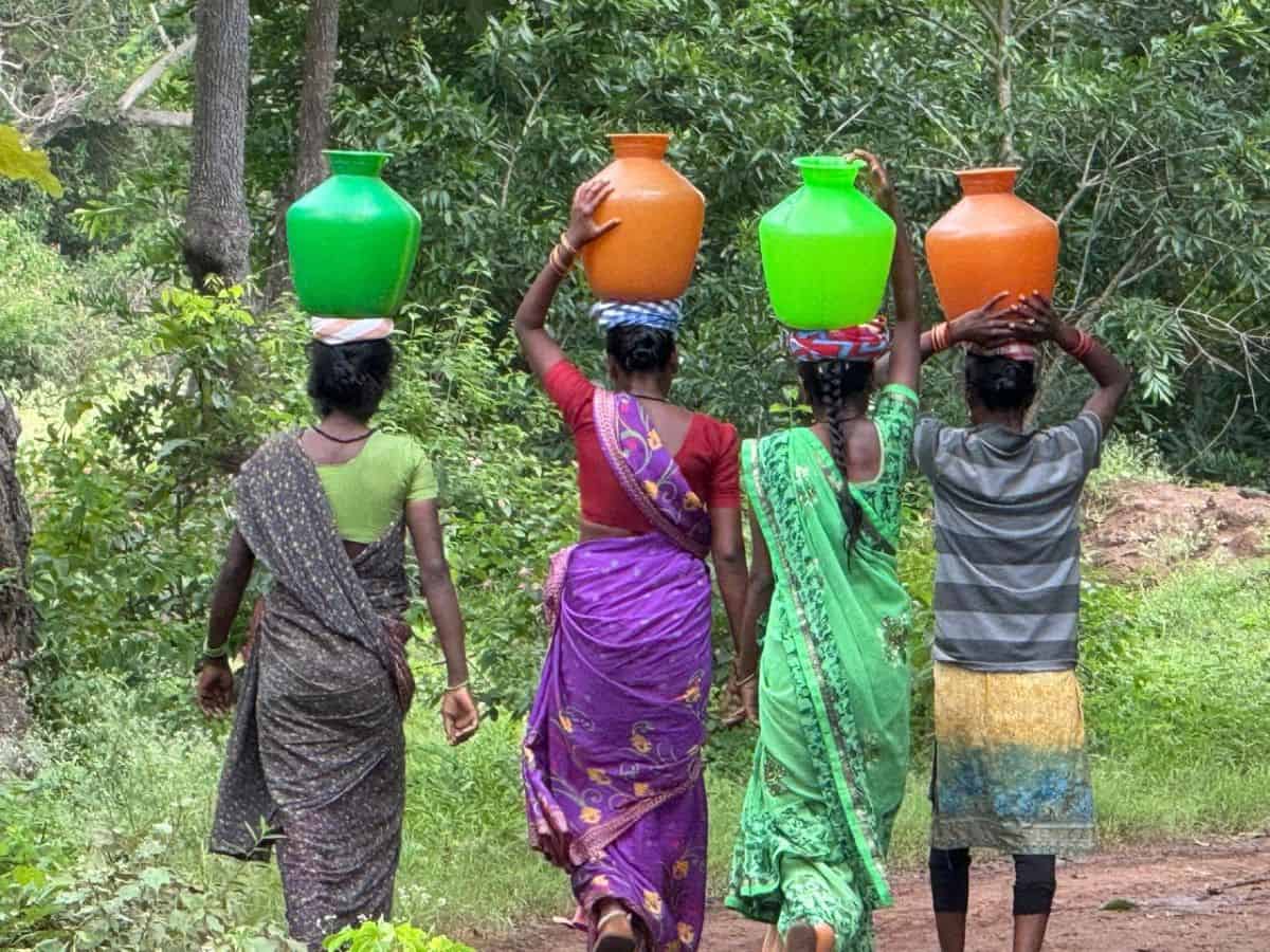 Chenchus living deep inside the core area of Nallamala forests continue to face severe scarcity of water even during the monsoons.