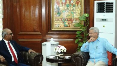 Canadian MP Chandrakanth Arya met EAM Jaishankar.