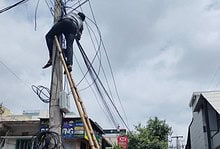 Image of internet providers cables in hyderabad