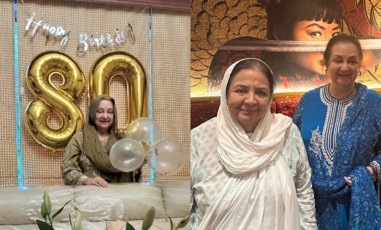Farida Jalal joins Saira Banu's 80th birthday festivities