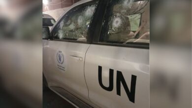 Humanitarians in UN armoured vehicle escape Israeli gunfire in Gaza