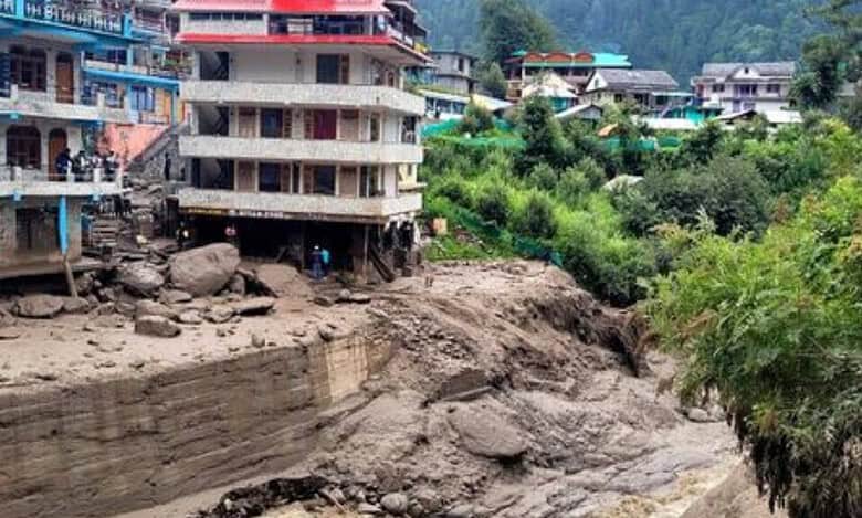 Himachal flash flood: Bridges damaged, building collapses in Kullu