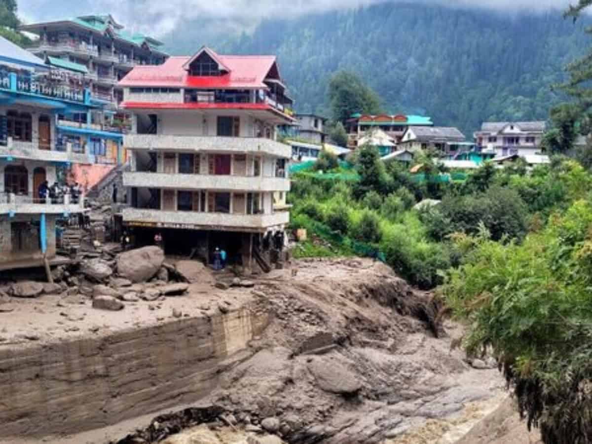 Himachal flash flood: Bridges damaged, building collapses in Kullu