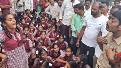 Hyderabad Students protest over 'worm' infested food served at Gurukul