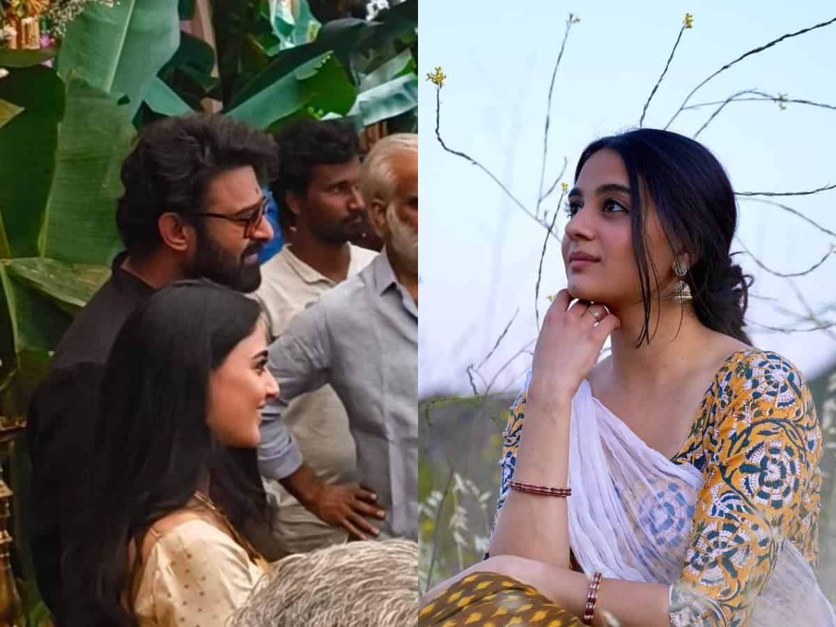 Trending photo: Prabhas spotted with his new heroine in Hyderabad