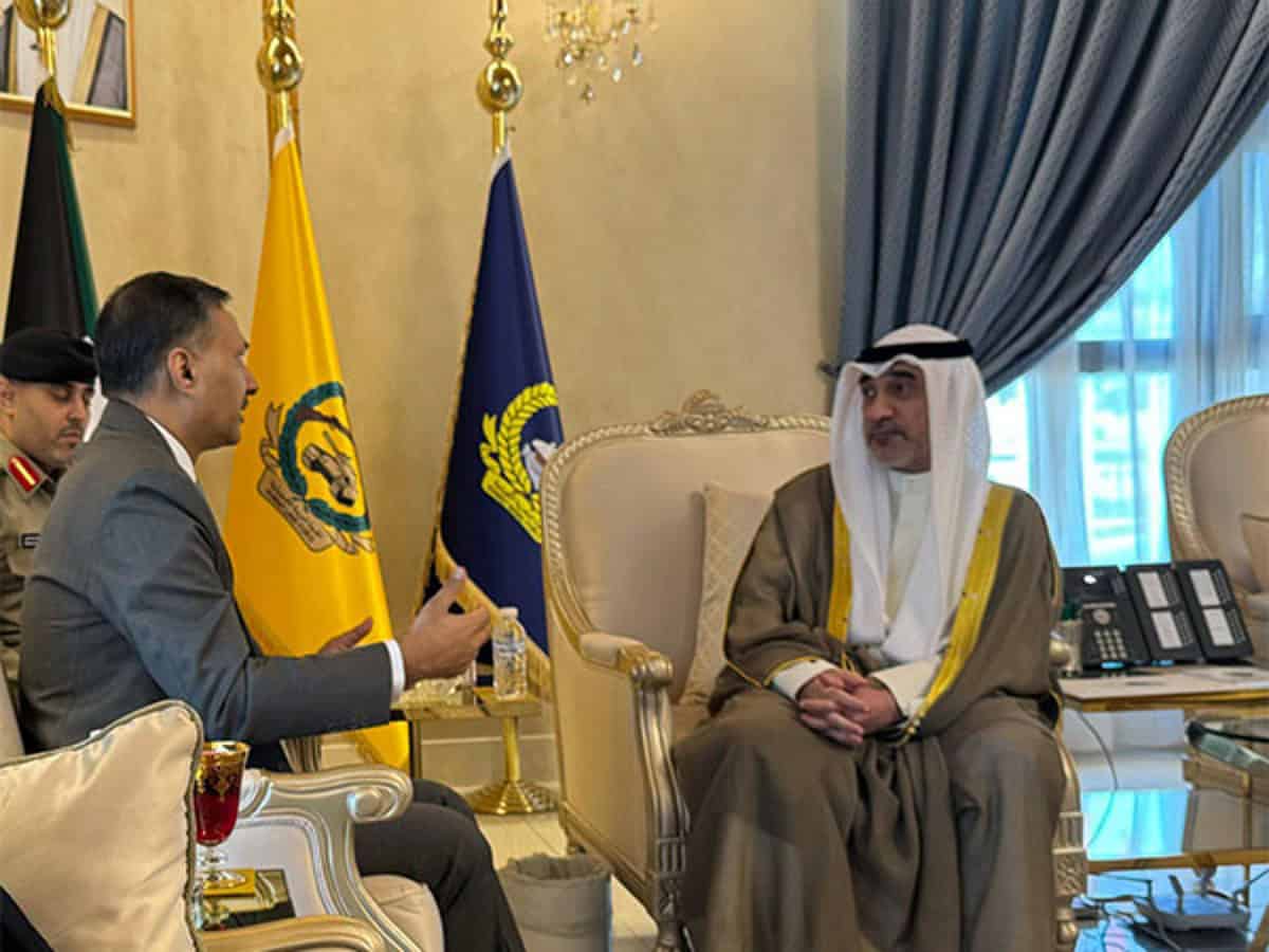 Indian envoy Adarsh Swaika meets Kuwait First Deputy PM