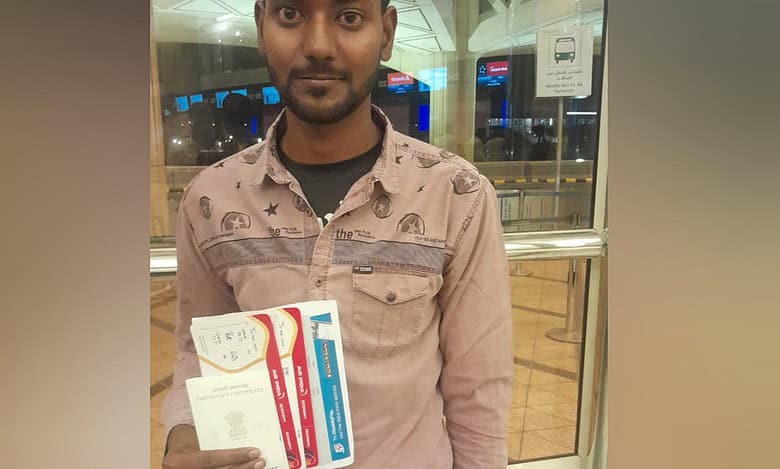 Indian man stranded in Saudi desert returns home
