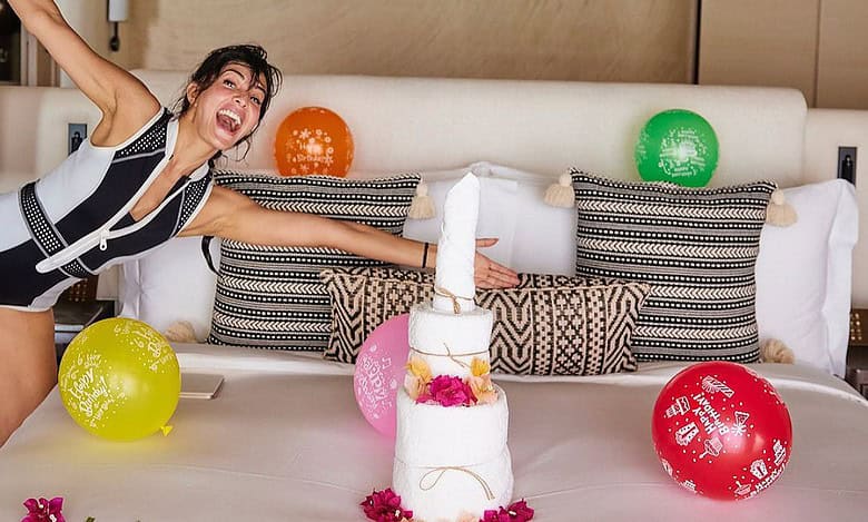 Jacqueline Fernandez celebrates birthday in Saudi Arabia, check photos