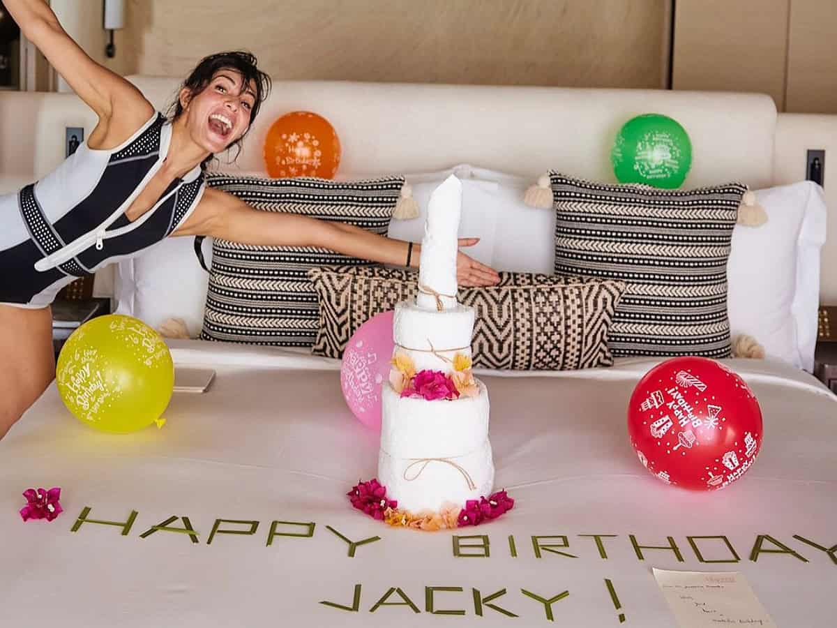 Jacqueline Fernandez celebrates birthday in Saudi Arabia, check photos