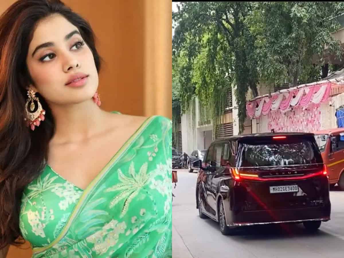 Janhvi Kapoor adds Lexus to her luxury car collection