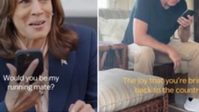 Kamala Harris and Tim Walz