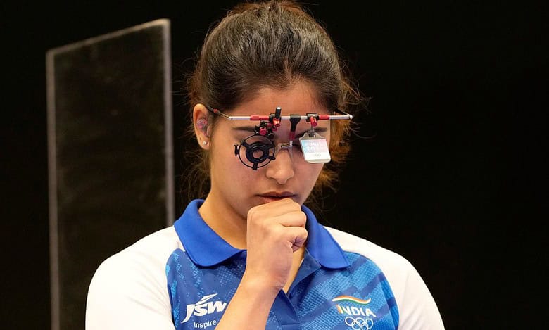 Heartbreak for Manu Bhaker as she misses out on grand treble at Olympics